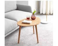 Berlin Solid Oak Cobblestone Coffee Table Set 